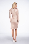 Wrap Dress Gold Pink