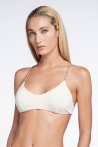 Dahlia Bandeau White