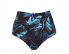 High-Waist Blue Flower Bottom