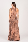 Cleta Long Dress Pink Marble