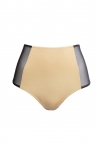 High waist Bottom light gold mesh